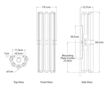 BONNINGTON TALL - Crystal wall light by Visual Comfort Europe - view 3